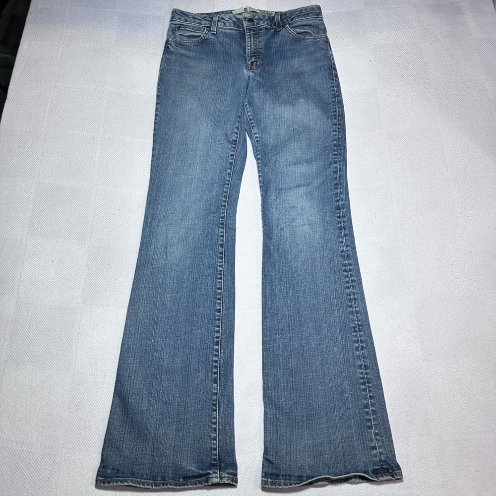 Vintage Y2K Gap‎ Flare Jeans Womens 8L Stretch Mid Rise Medium Wash Blue Denim